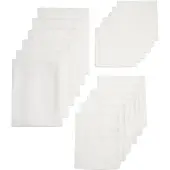Meyco Baby Uni starterset - 18-pack - hydrofiel - white