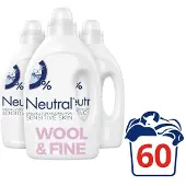Neutral wasmiddel fijn - 60 wasbeurten - vloeibaar - parfumvrij