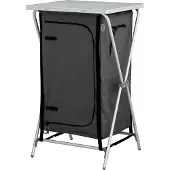 Eurotrail campingkast Cozumel 99 x 60 x 50 cm aluminium grijs
