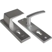 Ami Veiligheidsbeslag 193/50 Deurdikte 90/60 Re Buiten en Binnen Profielcilinder 55, Deurkruk 332 F2 Deurdikte 38/42 - 833014