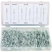 Es Popnagel / Blindklinknagels Set In Box (500 Delig)