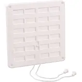 Nedco Schuifrooster 25x20cm M Koord Wit