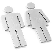 Zack Pictogram Indici Man Zilver