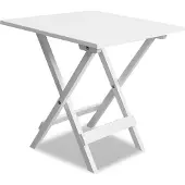 vidaXL Bistrotafel 46x46x47 cm massief acaciahout wit