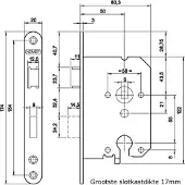 4Tecx Dag- en Nachtslot 1269/17U - DM 50 - PC 55 - D1/2/3/4