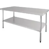 Vogue RVS werktafel | 180 x 90 x 90 cm