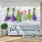 Karo-art Fotobehang - Lente in huis