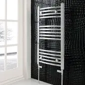Eastbrook Wendover gebogen handdoekradiator 60x100cm 337W chroom
