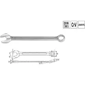 YATO Steek-ringsleutel 15 mm