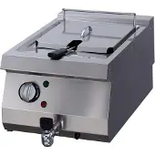 Maxima Heavy Duty Friteuse 1 x 12L Elektrisch met Tapkraan