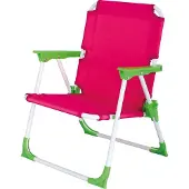 Eurotrail Campingstoel kids Nicky - Roze/ Groen