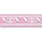 Sanrio Hello Kitty Zelfklevende Behangrand Hartjes