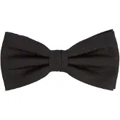 Profuomo Originale Vlinderdas zwart, Effen