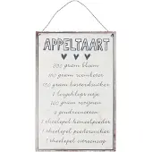 Clayre & Eef Tekstbord 20x30 cm
