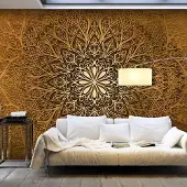 Karo-art Fotobehang - Mandala heilige cirkel