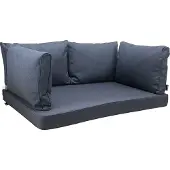Madison Manchester Palletkussen Denim Grijs 5-delige kussenset - 120cm x 80cm