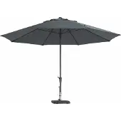 Madison Parasol Rond Stockholm 400 cm Grijs
