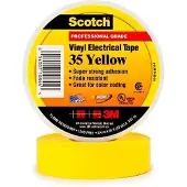 Scotch 3M Tape Gele elektrische isolatie plakband 20 meter (Scotch)