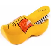 Matix Klomp met kledingborstel - traditionele kleuern - geel