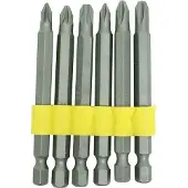 Kwb Economy Bitset Lang - 75 mm - 6-delig