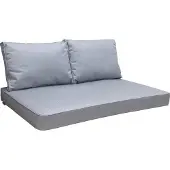 Madison Manchester Palletkussen Licht Grijs 3-delige kussenset - 120cm x 80cm