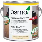 Osmo Hardwax-Olie Rapid 3232, Kleurloos zijde-mat 2,5 liter 3232, Kleurloos zijde-mat