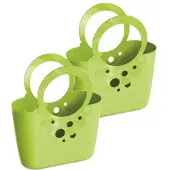 Prosperplast Tas Bag Bloempot Lily 20x11x23cm LIME Prosperplast / 2 STUKS ! /