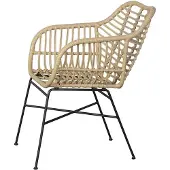 Lisomme Dax rotan tuinstoel naturel