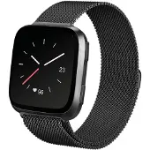 IMoshion Milanees Watch bandje voor de Fitbit Versa 2 / Versa Lite - Zwart