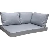 Madison Manchester Palletkussen Licht Grijs 4-delige kussenset - 120cm x 80cm
