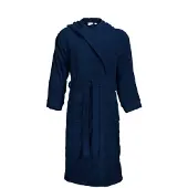 The One Towelling Badjas Navy Capuchon - S/M
