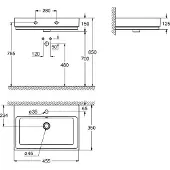 GROHE Cube keramiek fontein 45x35cm Met kraangat Pureguard wit