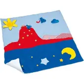 Käthe Kruse speelkleed maan en sterren 100 x 100 cm blauw