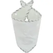 Nanami slab bandana - motief ijsschots - lichtgrijs