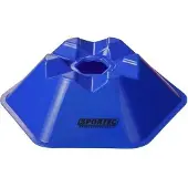 Sportec afbakenbollen hexagonaal 10 stuks blauw