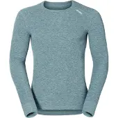 Odlo Bl Top Crew Neck L/S Active Warm Heren Thermoshirt - Grey Melange - Maat L