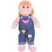 Bigjigs Toys , Penny, stoffen pop, 38 cm