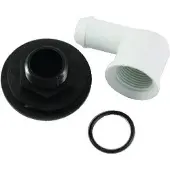 Trac Outdoors Quite Flush Toilet Elbow Connector Zilver