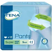 Tena Pants Super - mt S - 12 st - Incontinentiebroekjes
