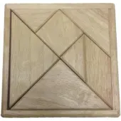 HOT Games Tangram Rubberwood (12 x 12 cm)