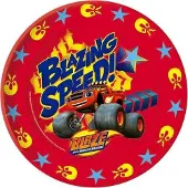 Nickelodeon feestborden Blaze 22 cm 8 stuks rood