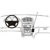 Brodit ProClip houder geschikt voor Chrysler Voyager 2001-2007 Angled mount