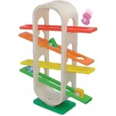 Playwood Rollende regenboog knikkerbaan - Concentratie en speelplezier