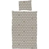 Vt wonen Dekbedovertrek Dots - taupe 240x200/220cm
