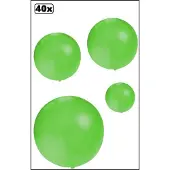 Thema party 40x Mega Ballon 60 cm groen