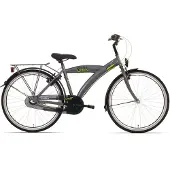 Bike Fun Bikefun kinderfiets Urban City, 26 inch, met Nexus 3 versnellingen en een geïntegreerde remnaaf – titaniumkleur