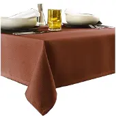 De Witte Lietaer Tafellaken Gibson Terracotta-Ø 170 cm
