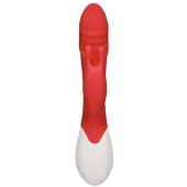 Heat Ignite - Rechargeable Heating G-Spot Rabbit Vibrator - Rood