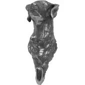 Happy-House Kapstokhaak Hond 3d M Zilver 19x9 cm