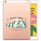 B2Ctelecom Apple iPad 10.2 | iPad 10.2 (2020) | 10.2 (2021) Tablet Back Cover Boho Bottle